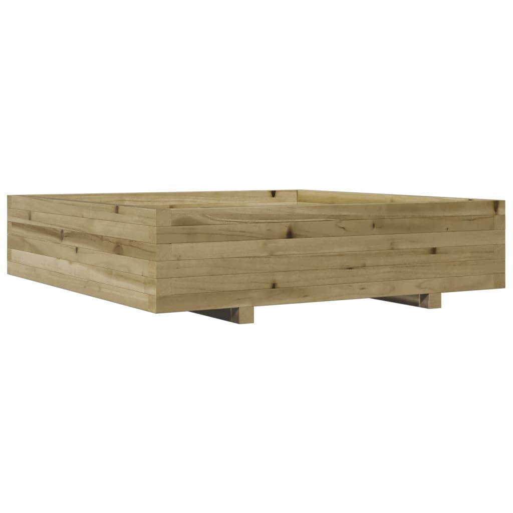 Plantekasse 100x100x26,5 cm impregnert furu