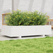 Plantekasse hvit 110x60x26,5 cm heltre furu