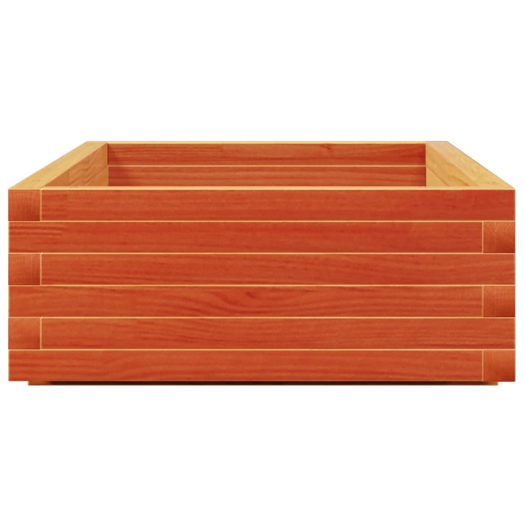 Plantekasse voksbrun 110x60x26,5 cm heltre furu