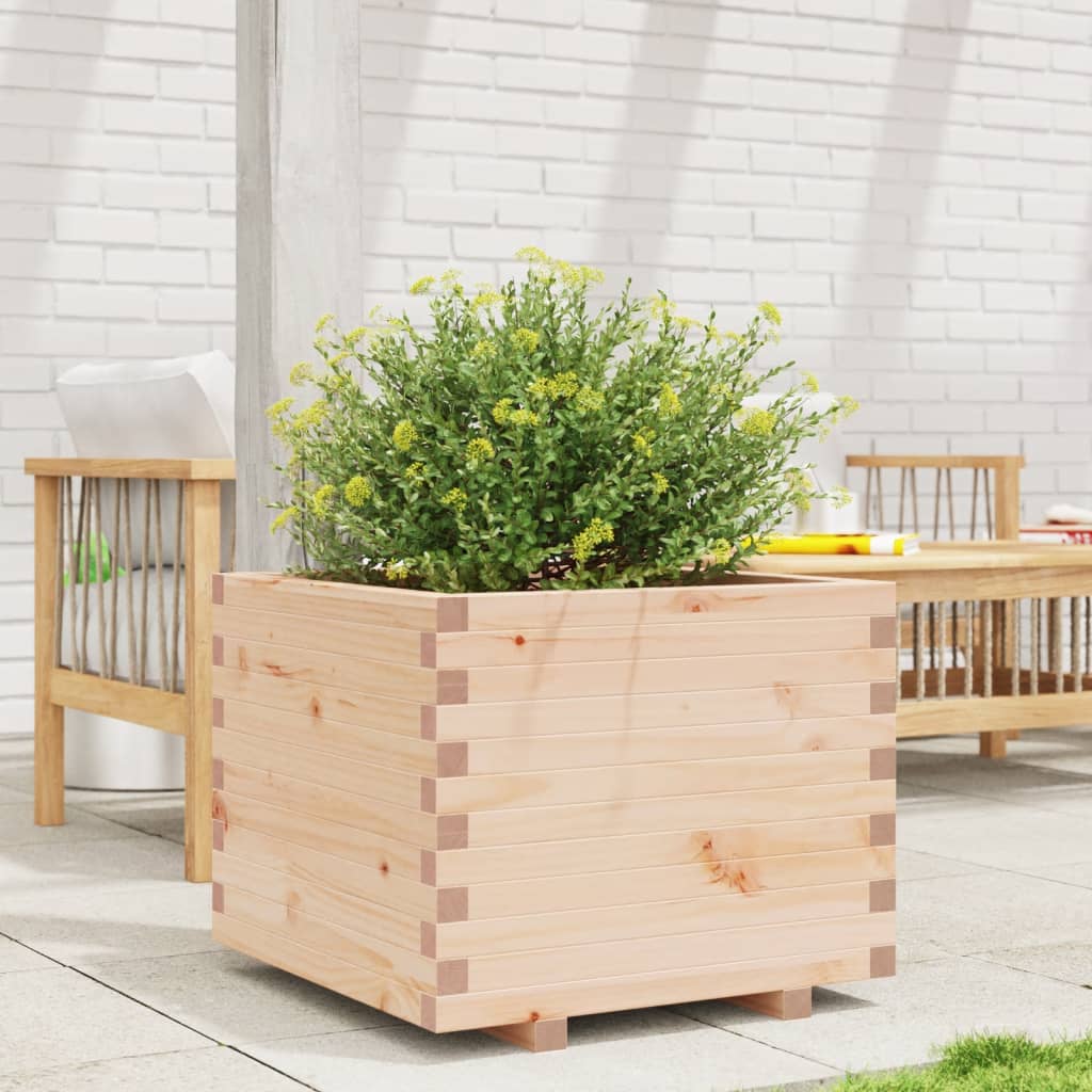 Plantekasse 60x60x49,5 cm heltre furu