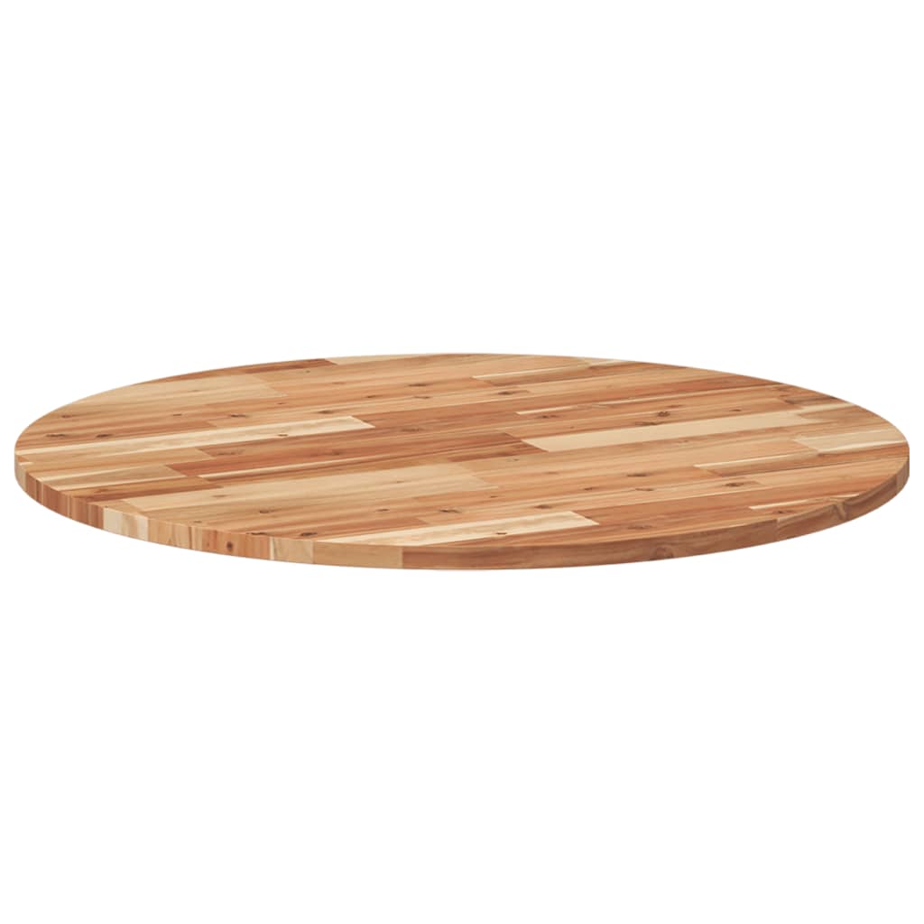 Bordplate rund Ø80x2 cm heltre akasie