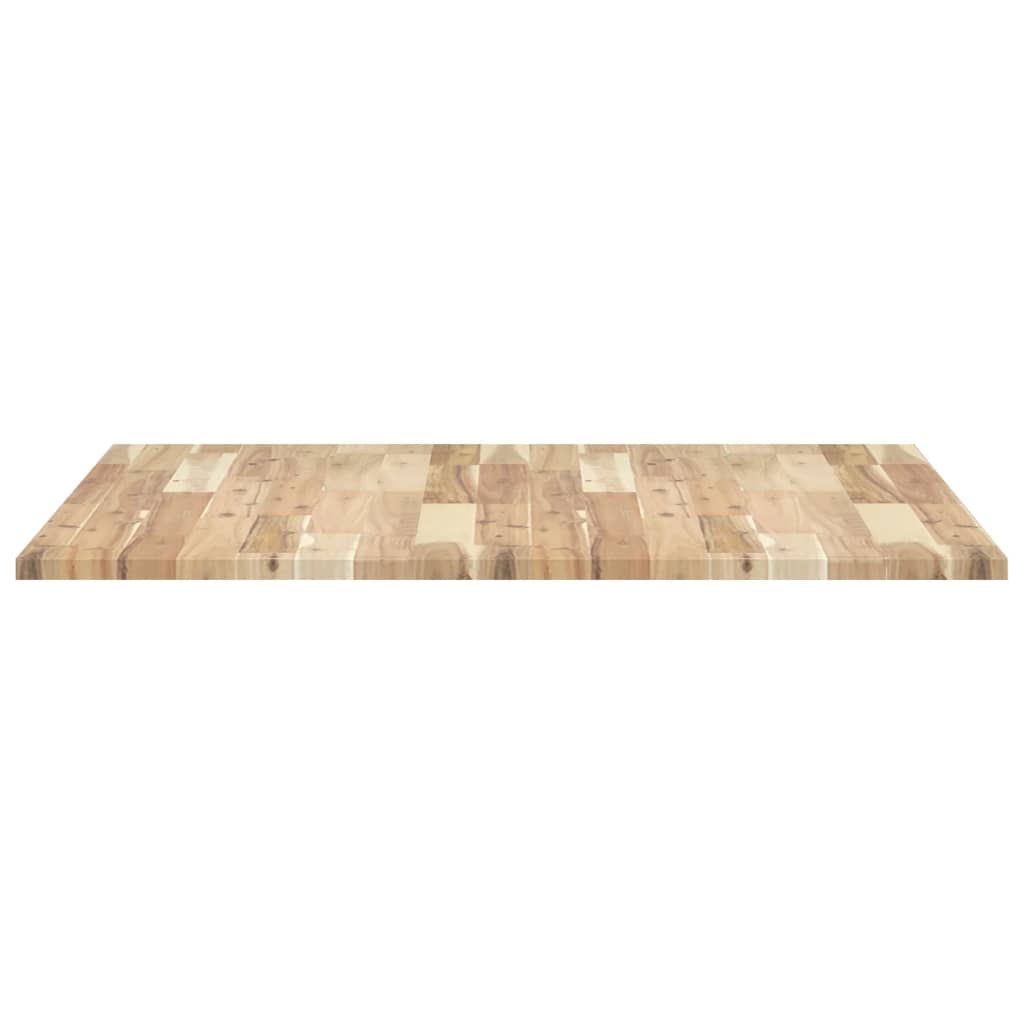 Bordplate firkantet 90x90x2 cm heltre akasie