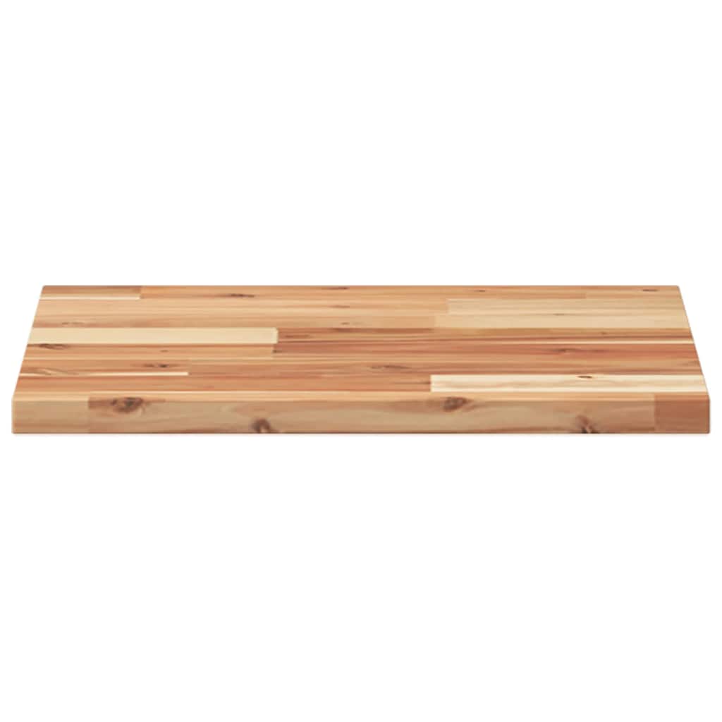 Bordplate firkantet 40x40x2 cm heltre akasie