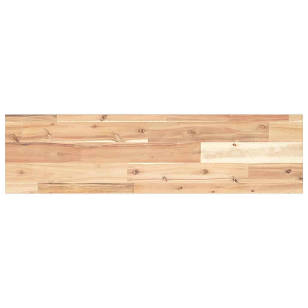 Bordplate 100x20x2 cm rektangulær heltre akasie