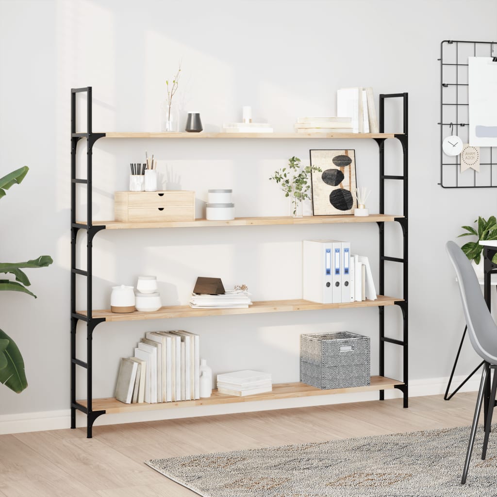 Bordplate 120x20x2 cm rektangulær heltre akasie