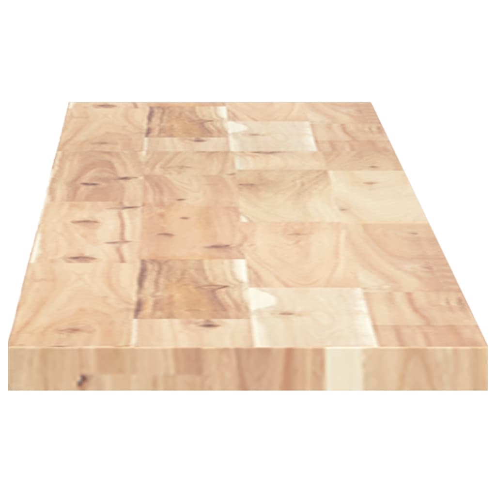 Bordplate 160x20x2 cm rektangulær heltre akasie