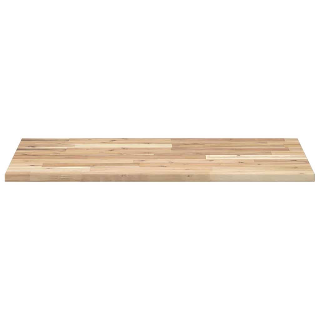 Bordplate firkantet 60x50x2 cm heltre akasie