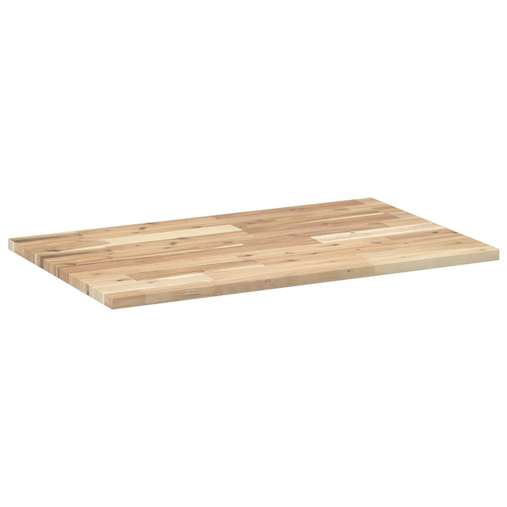 Bordplate firkantet 60x50x2 cm heltre akasie