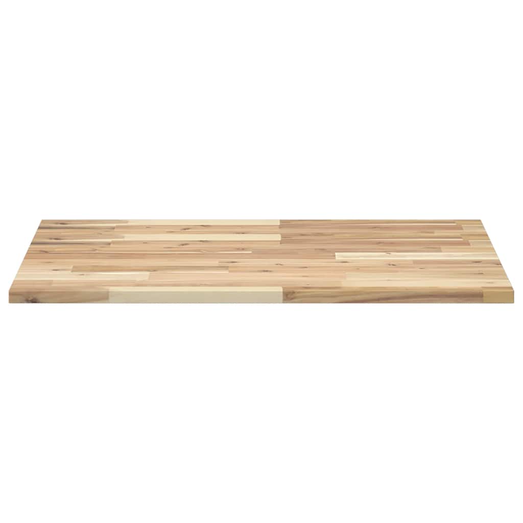 Bordplate rektangulær 100x60x2 cm heltre akasie