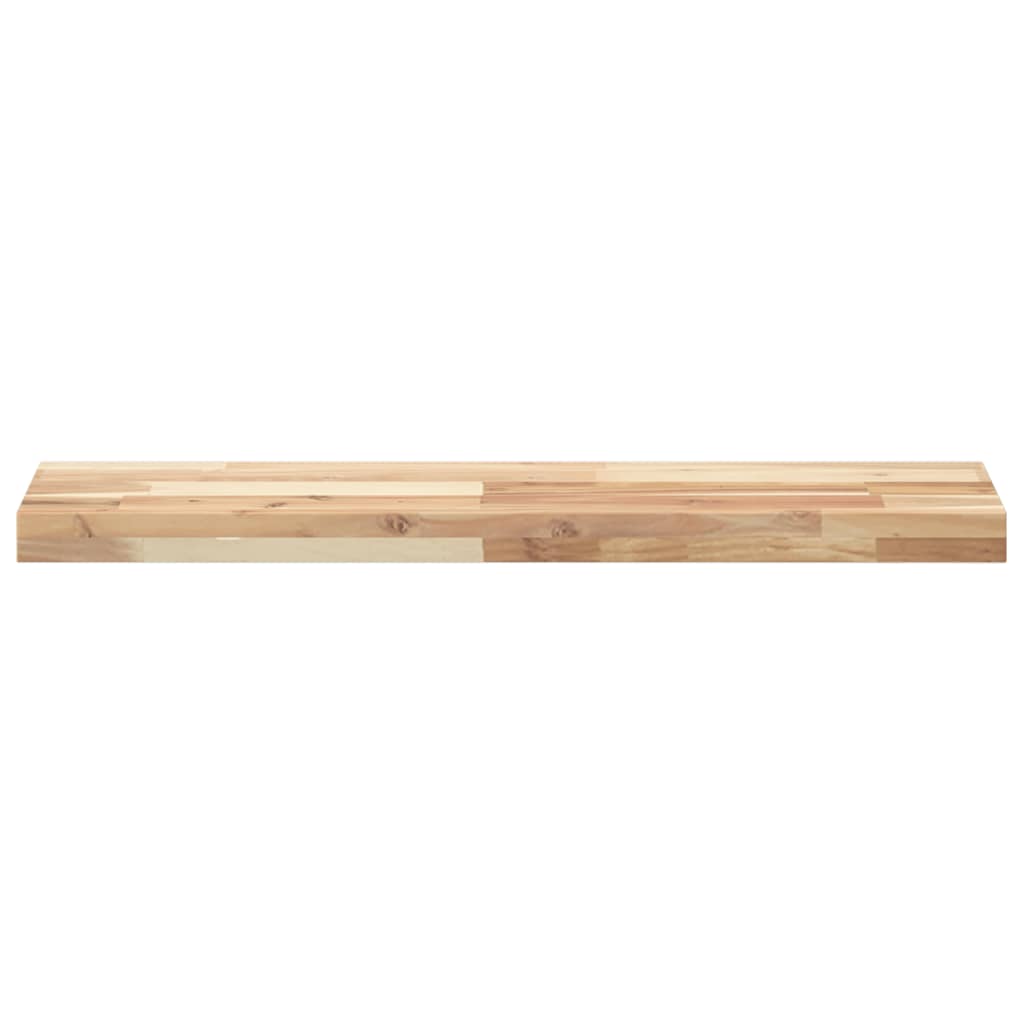 Bordplate 80x20x4 cm rektangulær heltre akasie