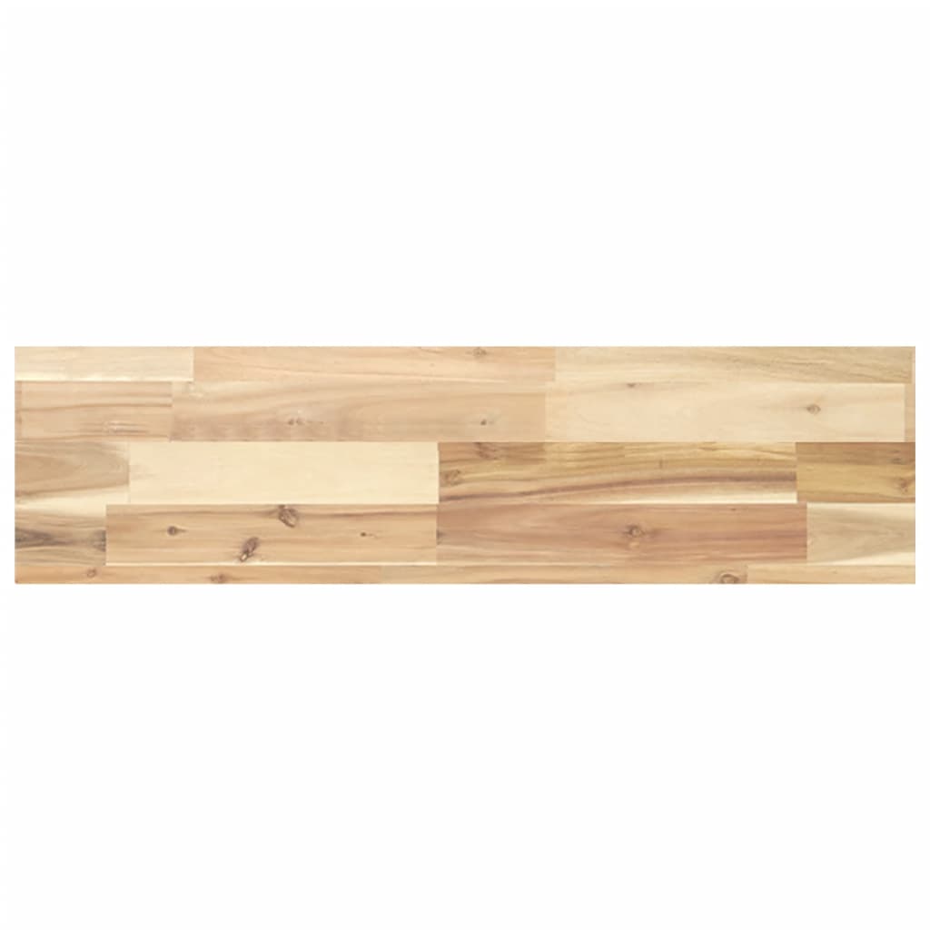 Bordplate 100x20x4 cm rektangulær heltre akasie