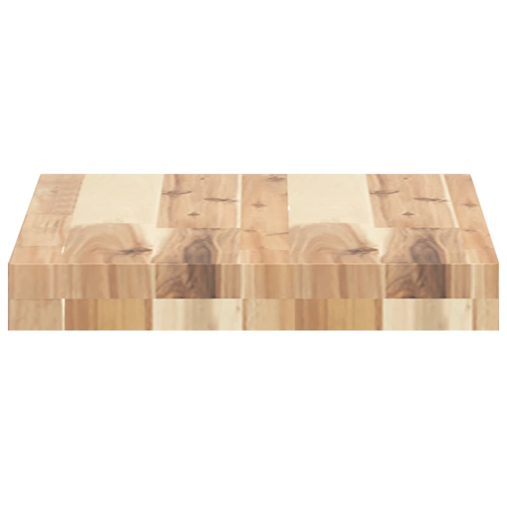 Bordplate 60x30x4 cm rektangulær heltre akasie