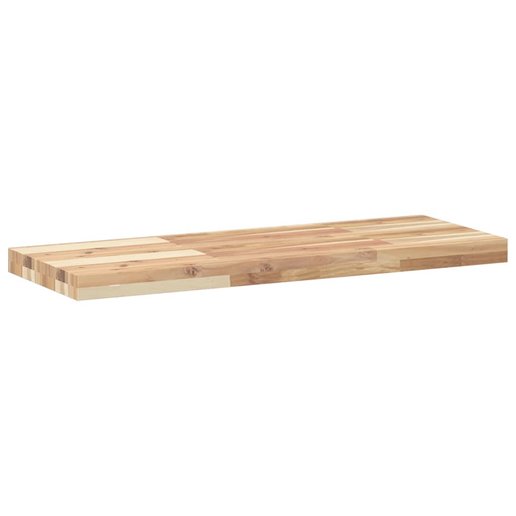 Bordplate 80x30x4 cm rektangulær heltre akasie