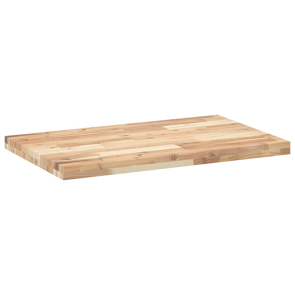 Bordplate rektangulær 60x50x4 cm heltre akasie
