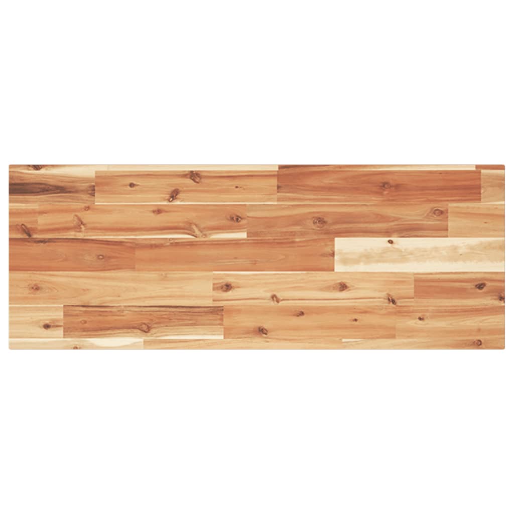Bordplate rektangulær 100x30x2 cm heltre akasie