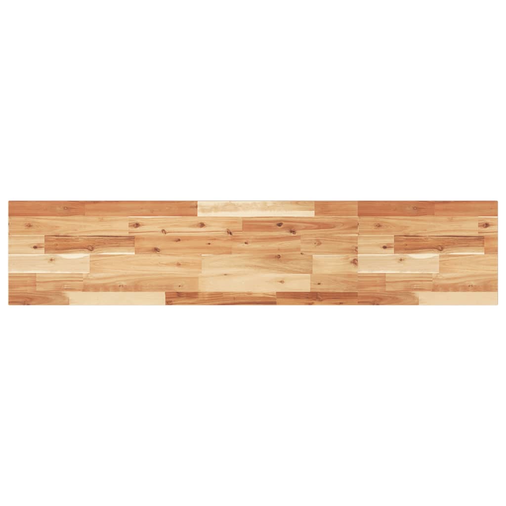 Bordplate rektangulær 120x30x2 cm heltre akasie