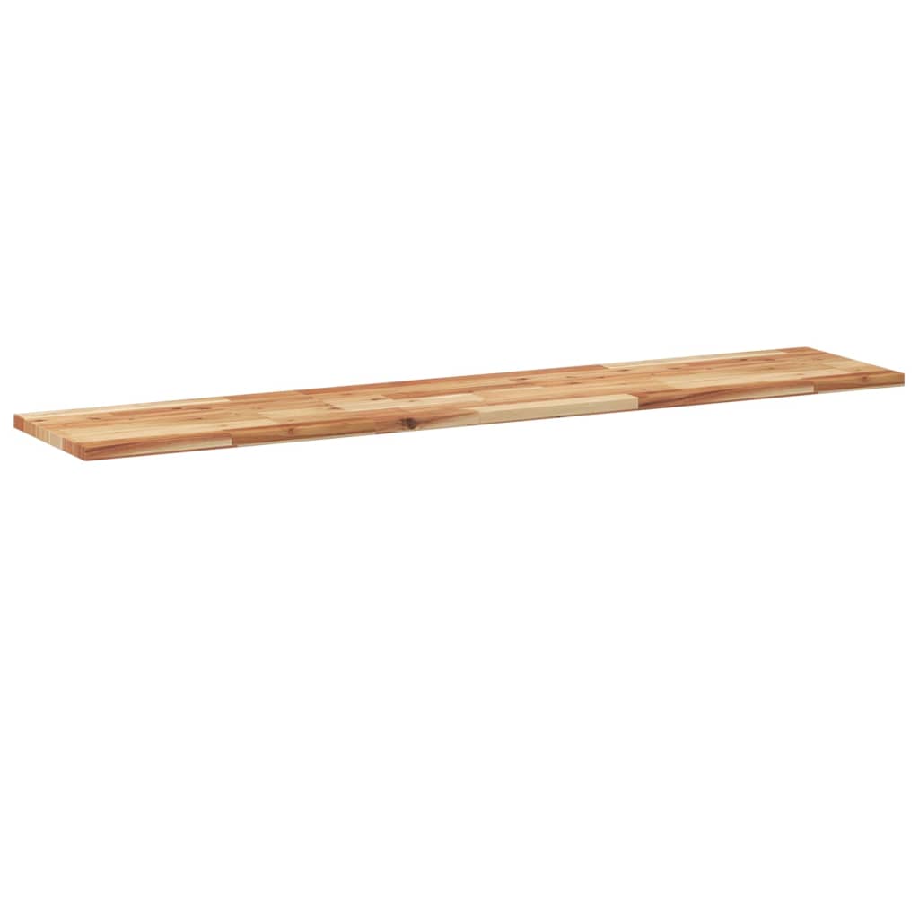 Bordplate rektangulær 140x30x2 cm heltre akasie