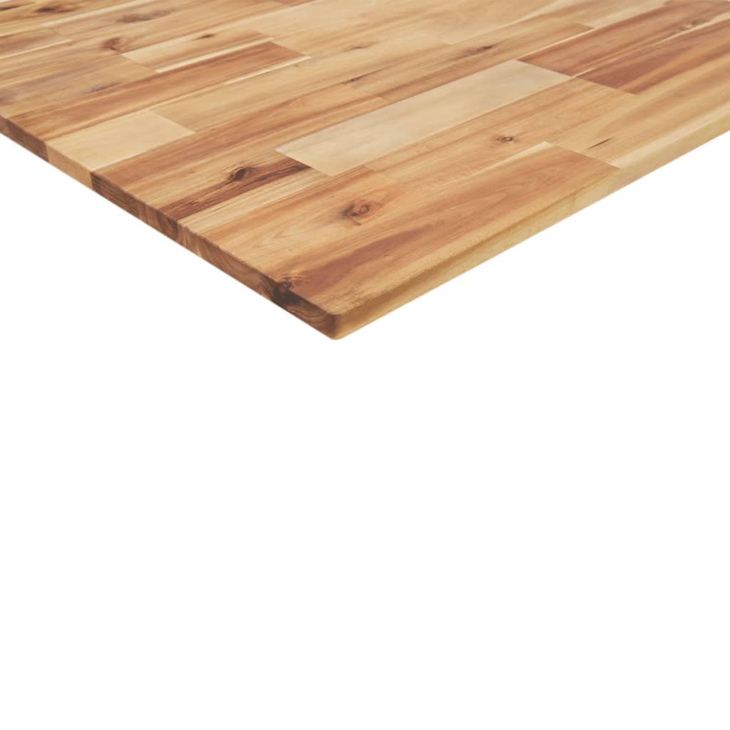 Bordplate rektangulær 60x40x2 cm heltre akasie