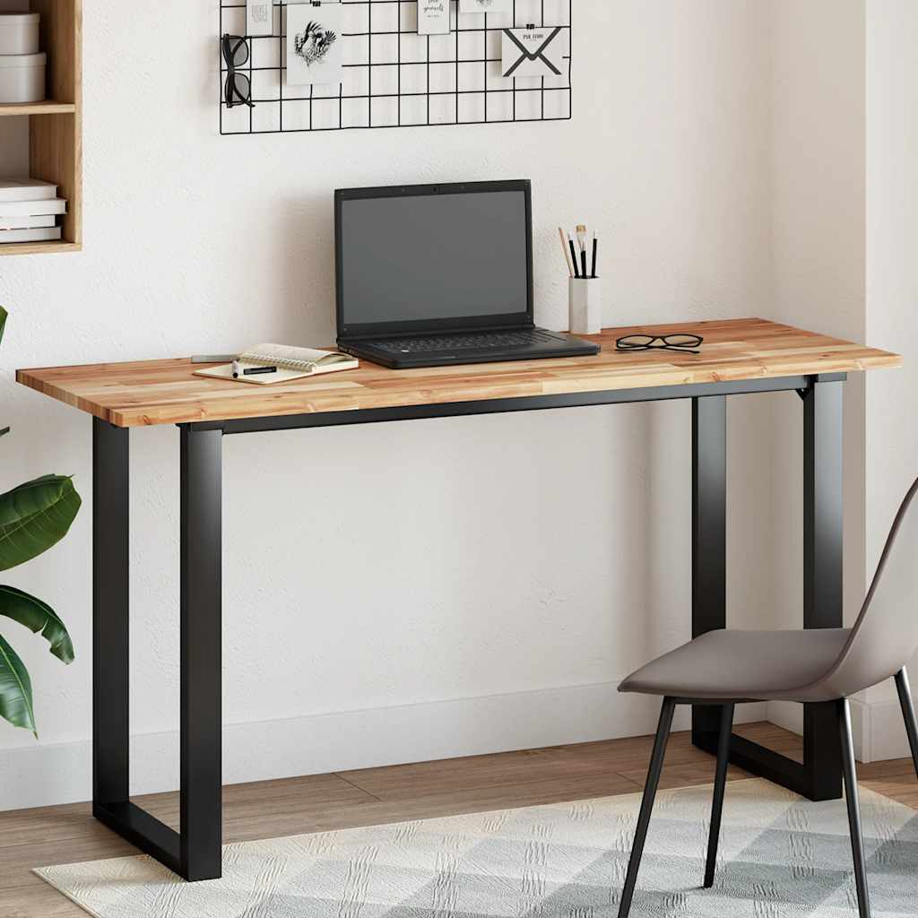 Bordplate rektangulær 140x50x2 cm heltre akasie