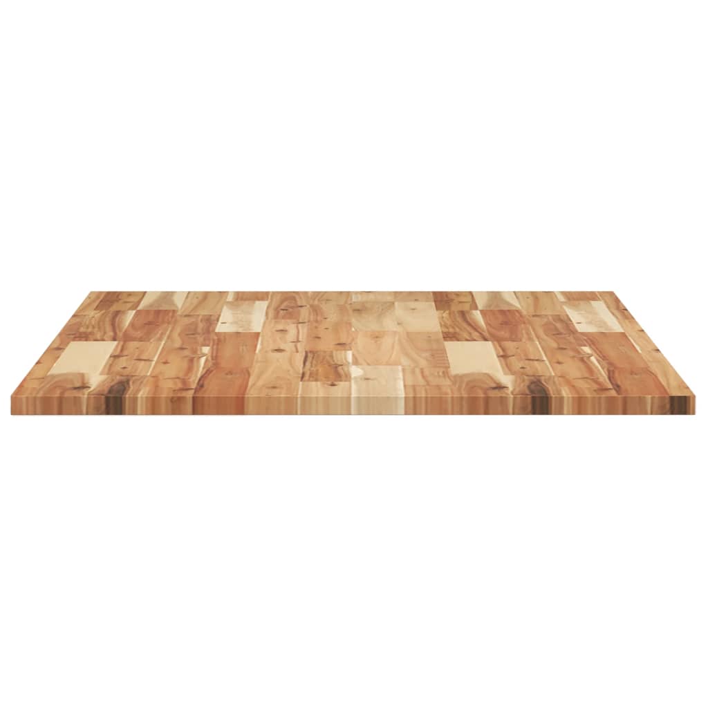 Bordplate rektangulær 80x70x2 cm heltre akasie