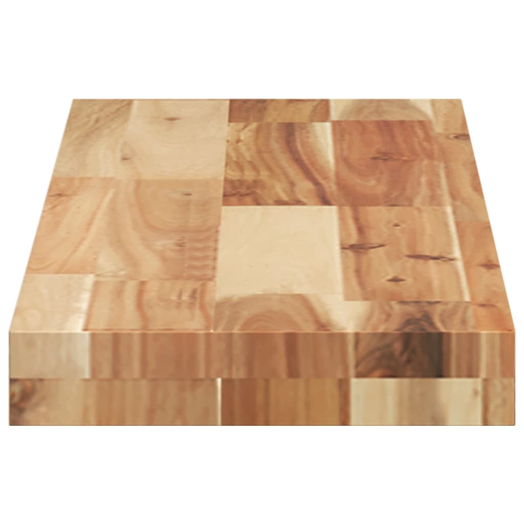 Bordplate 100x20x4 cm rektangulær heltre akasie