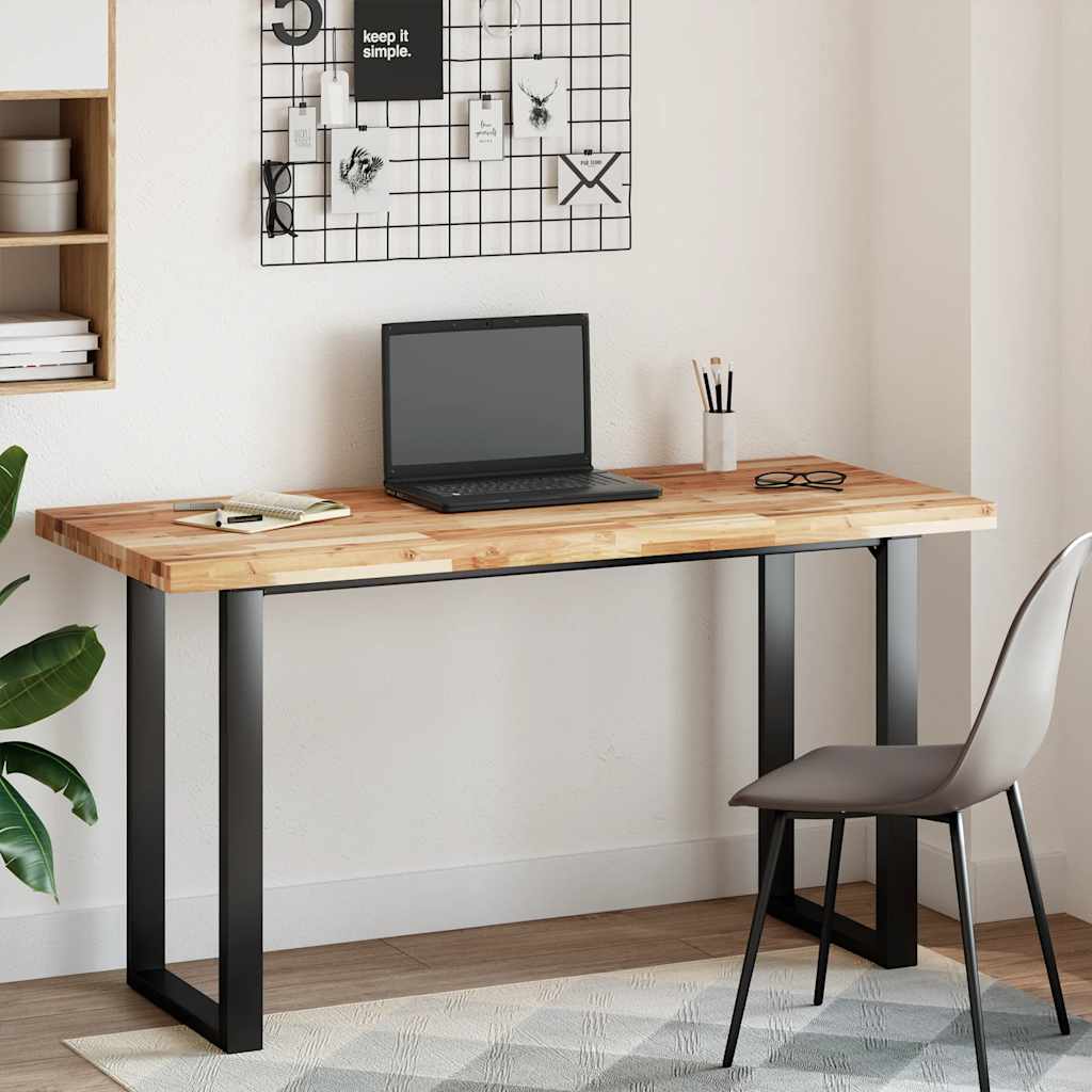 Bordplate rektangulær 120x60x4 cm heltre akasie