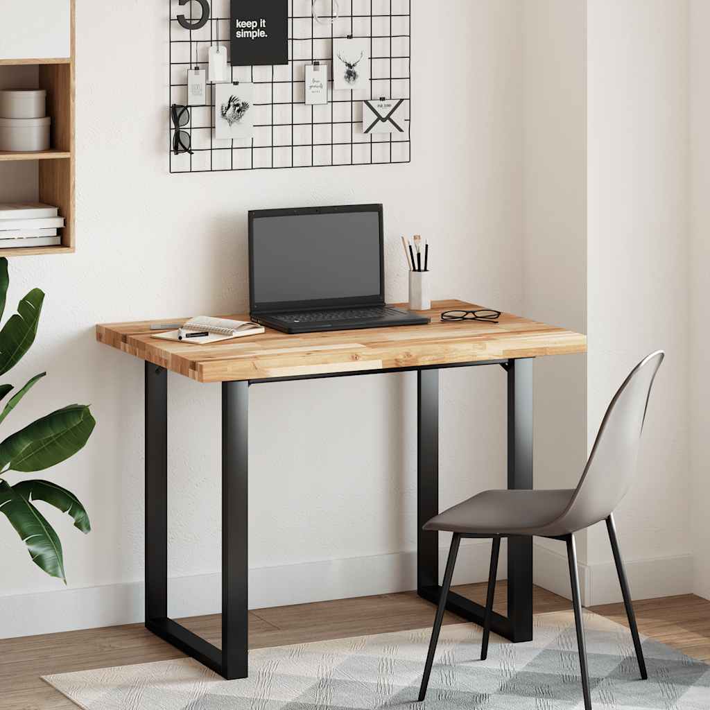 Bordplate rektangulær 100x70x4 cm heltre akasie