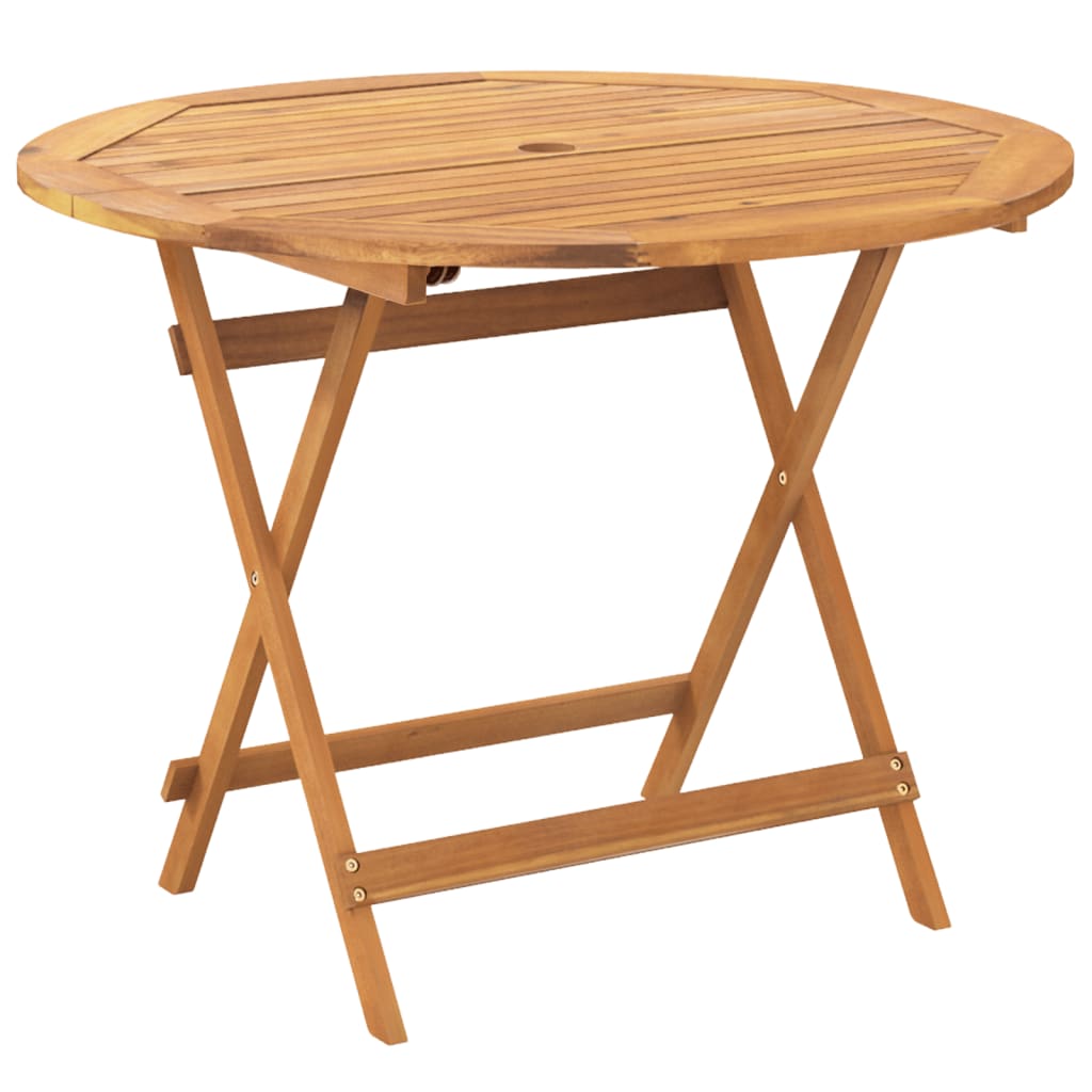 Hagespisegruppe 5 deler beige stoff og heltre