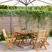 Hagespisegruppe 5 deler beige polypropylen og heltre