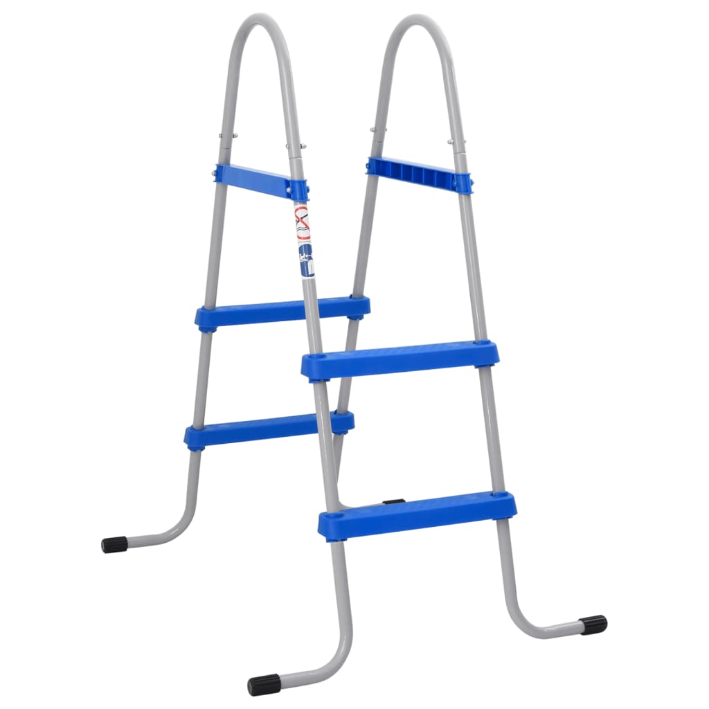 Bassengstige for frittstående basseng 84 cm stål og plast vidaXL