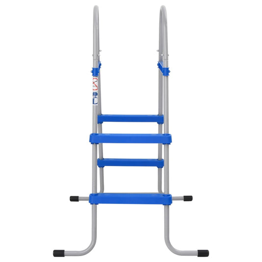 Bassengstige for frittstående basseng 84 cm stål og plast vidaXL