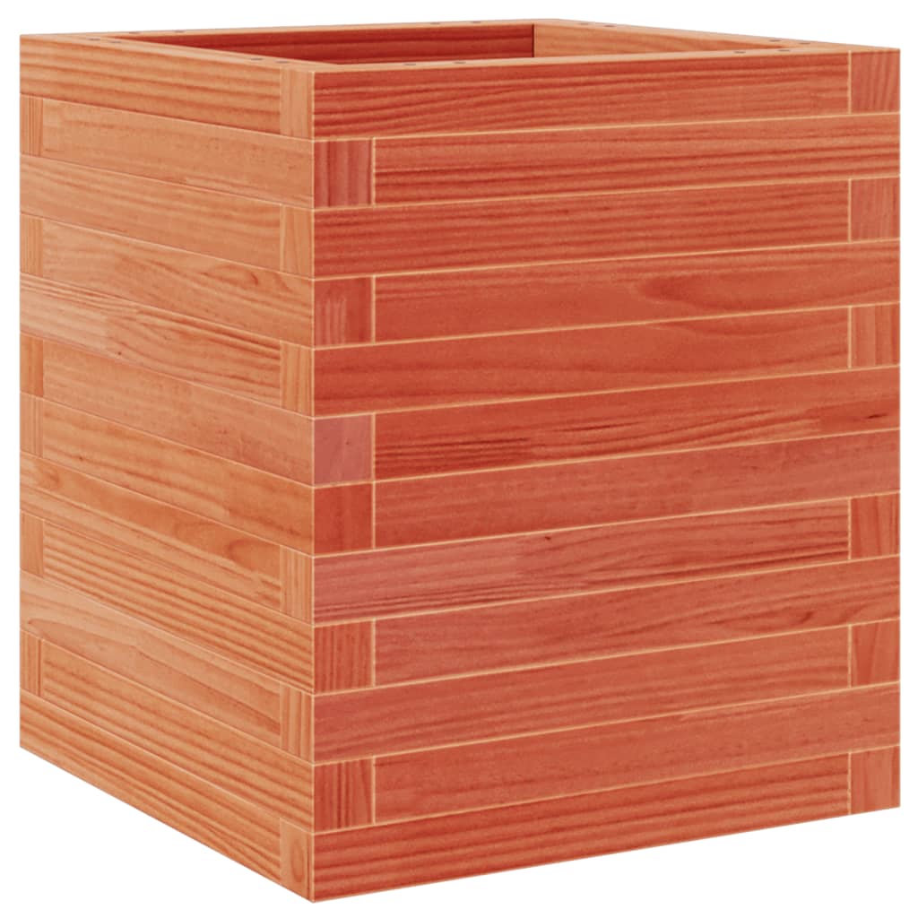 Plantekasse voksbrun 40x40x46 cm heltre furu