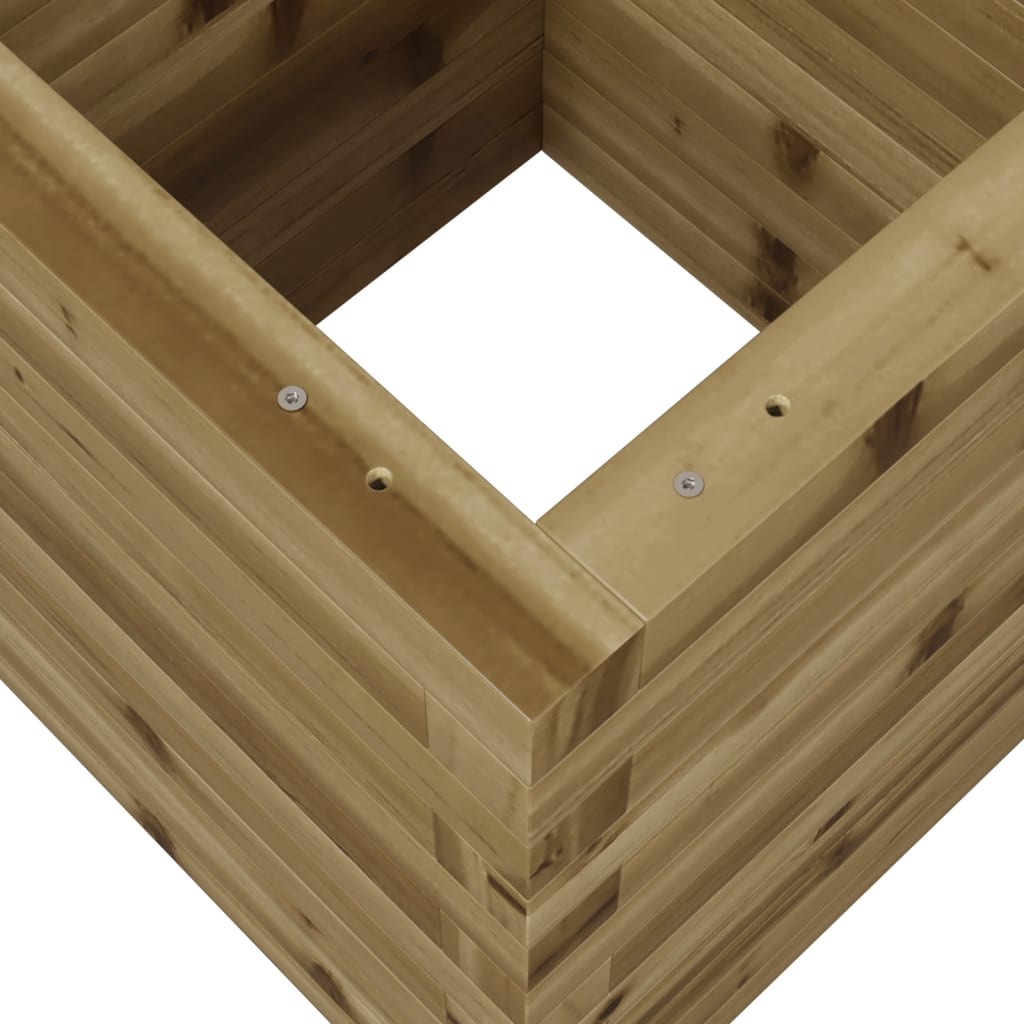 Plantekasse 40x40x46 cm impregnert furu