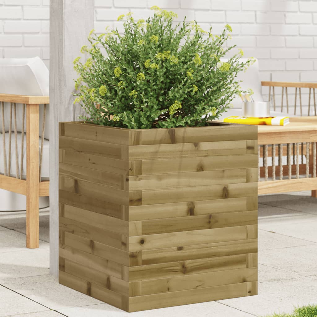 Plantekasse 40x40x46 cm impregnert furu