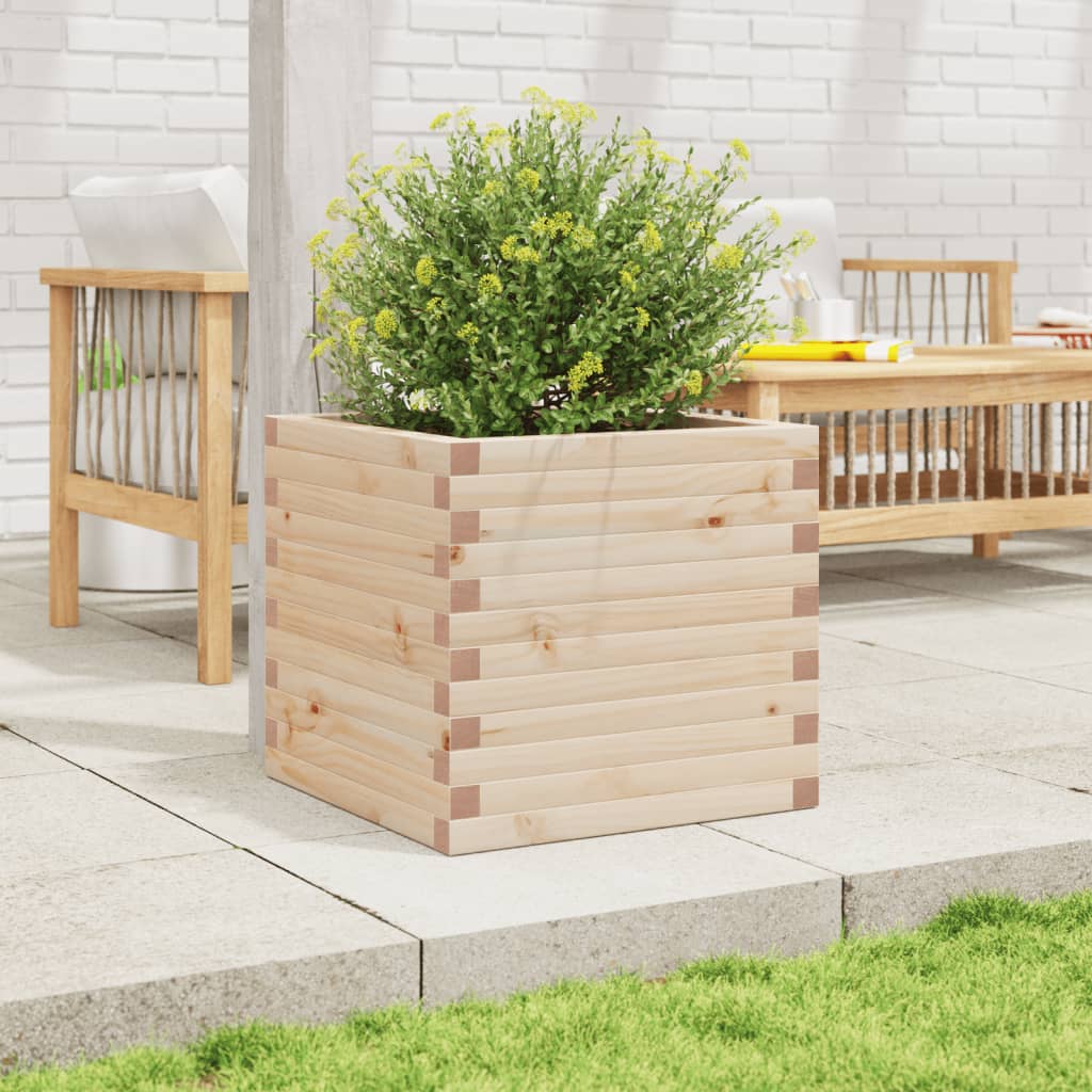 Plantekasse 50x50x46 cm heltre furu