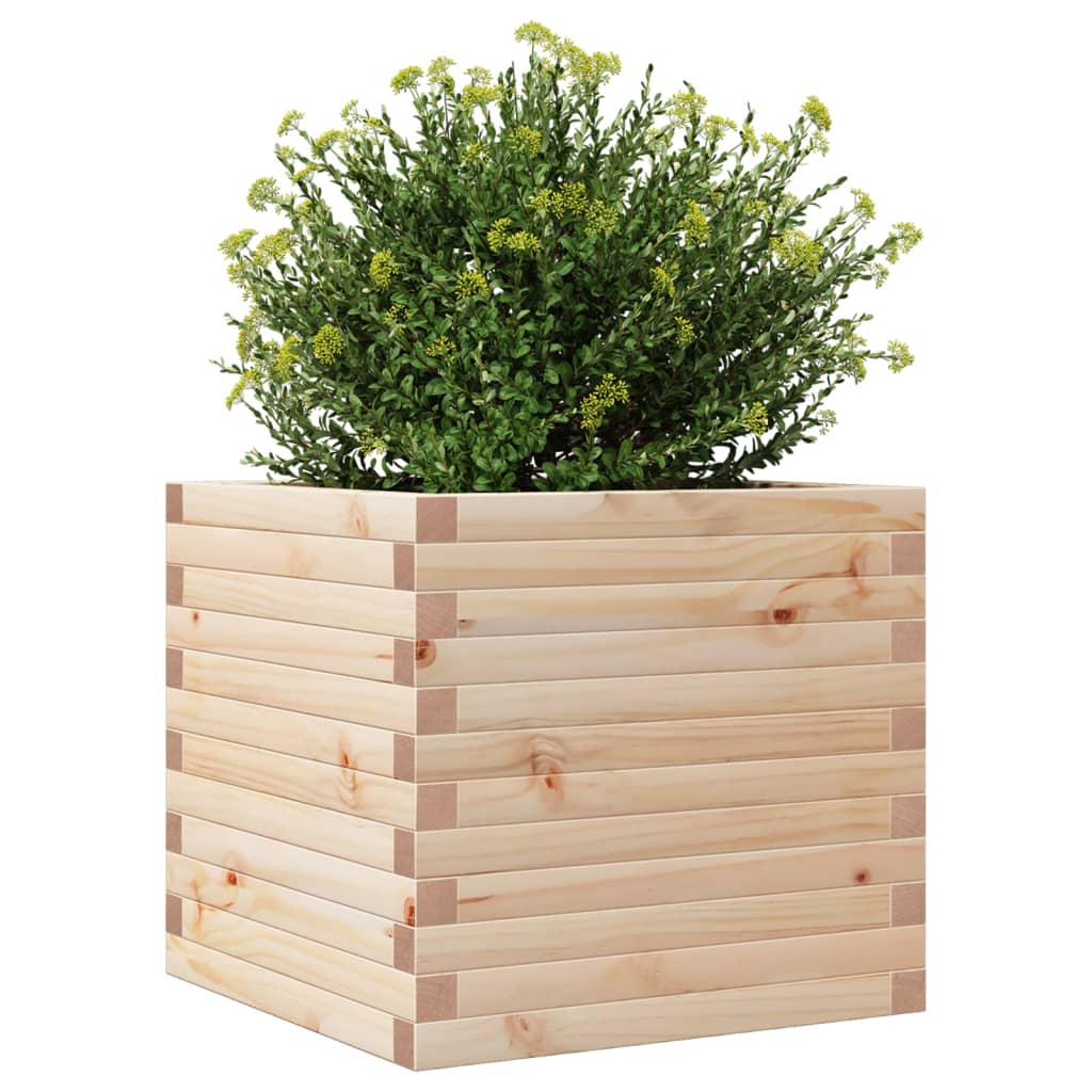 Plantekasse 50x50x46 cm heltre furu