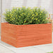 Hageplantekasse voksbrun 90x90x46 cm heltre furu