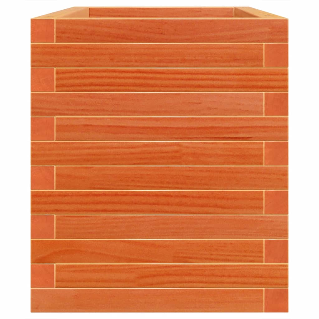 Plantekasse voksbrun 70x40x46 cm heltre furu
