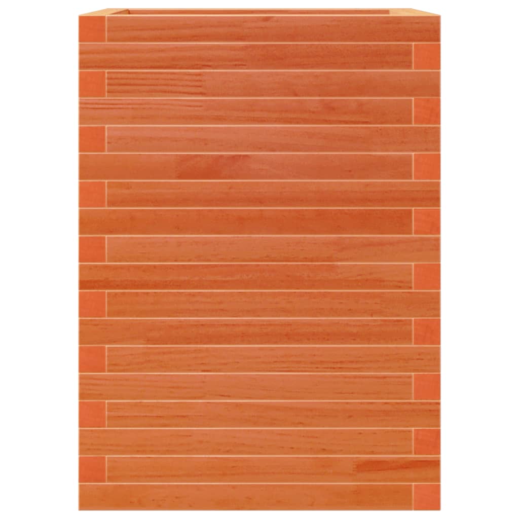 Plantekasse voksbrun 50x50x68,5 cm heltre furu