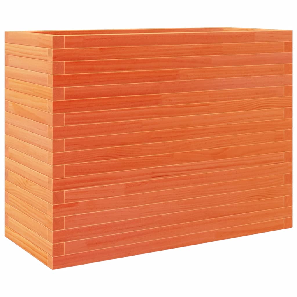 Plantekasse voksbrun 90x40x68,5 cm heltre furu