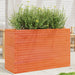 Plantekasse voksbrun 110x40x68,5 cm heltre furu