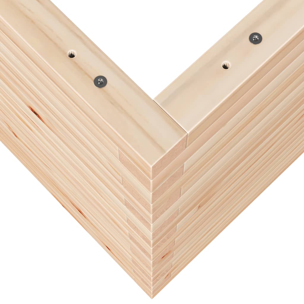 Plantekasse 90x60x68,5 cm heltre furu