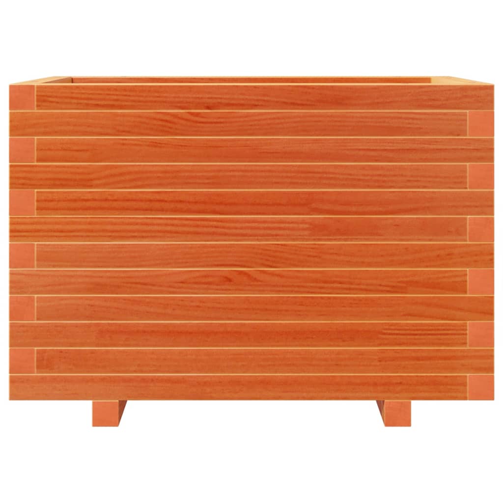 Plantekasse voksbrun 70x40x49,5 cm heltre furu