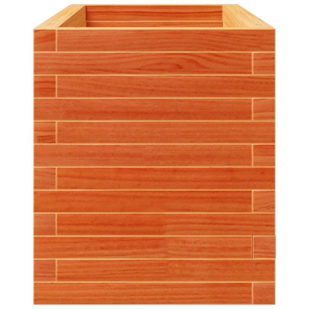 Plantekasse voksbrun 90x40x49,5 cm heltre furu