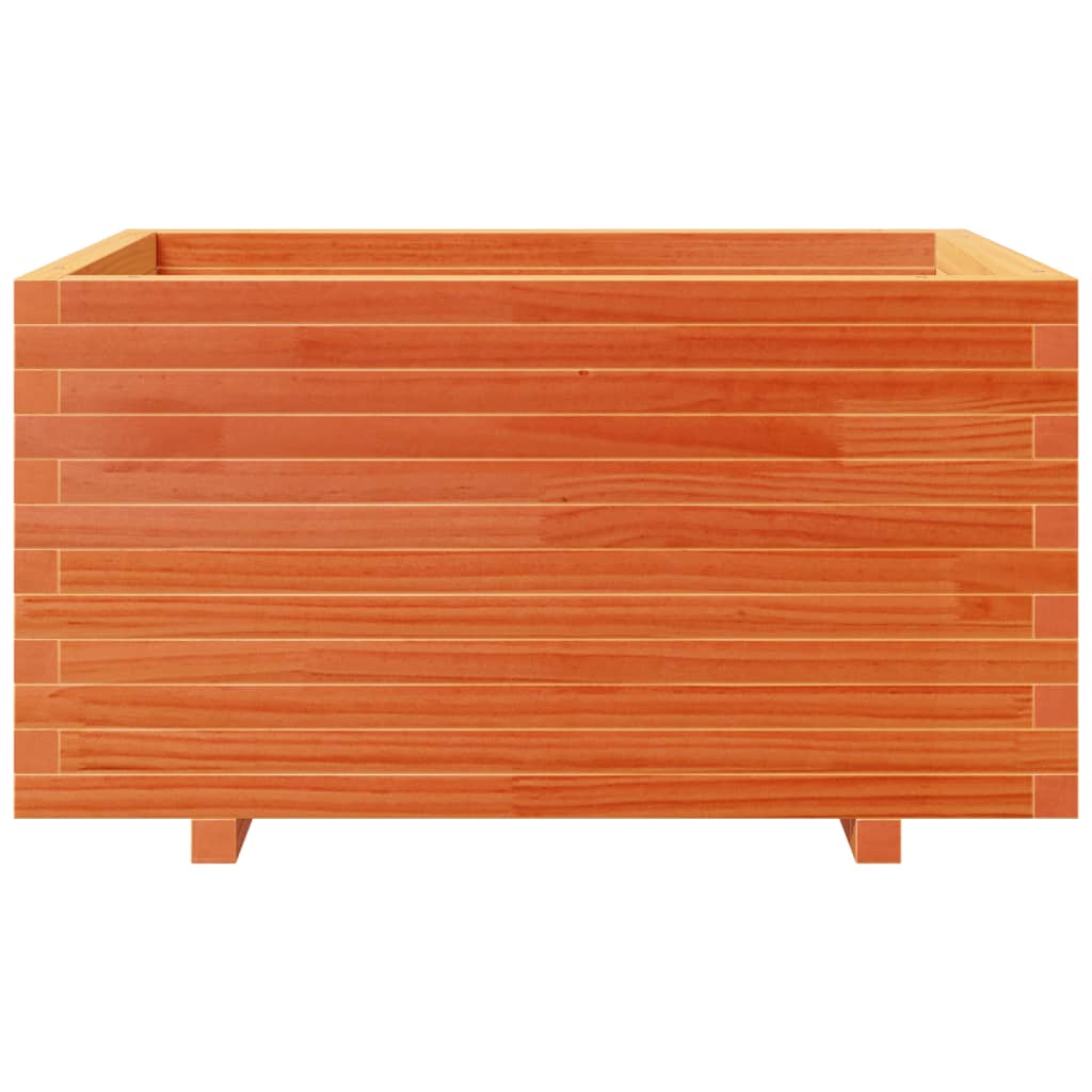 Plantekasse voksbrun 90x60x49,5 cm heltre furu