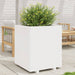 Plantekasse hvit 60x60x72,5 cm heltre furu
