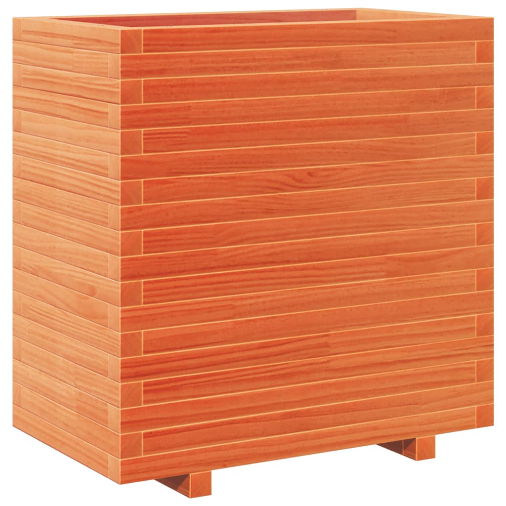 Plantekasse voksbrun 70x40x72,5 cm heltre furu