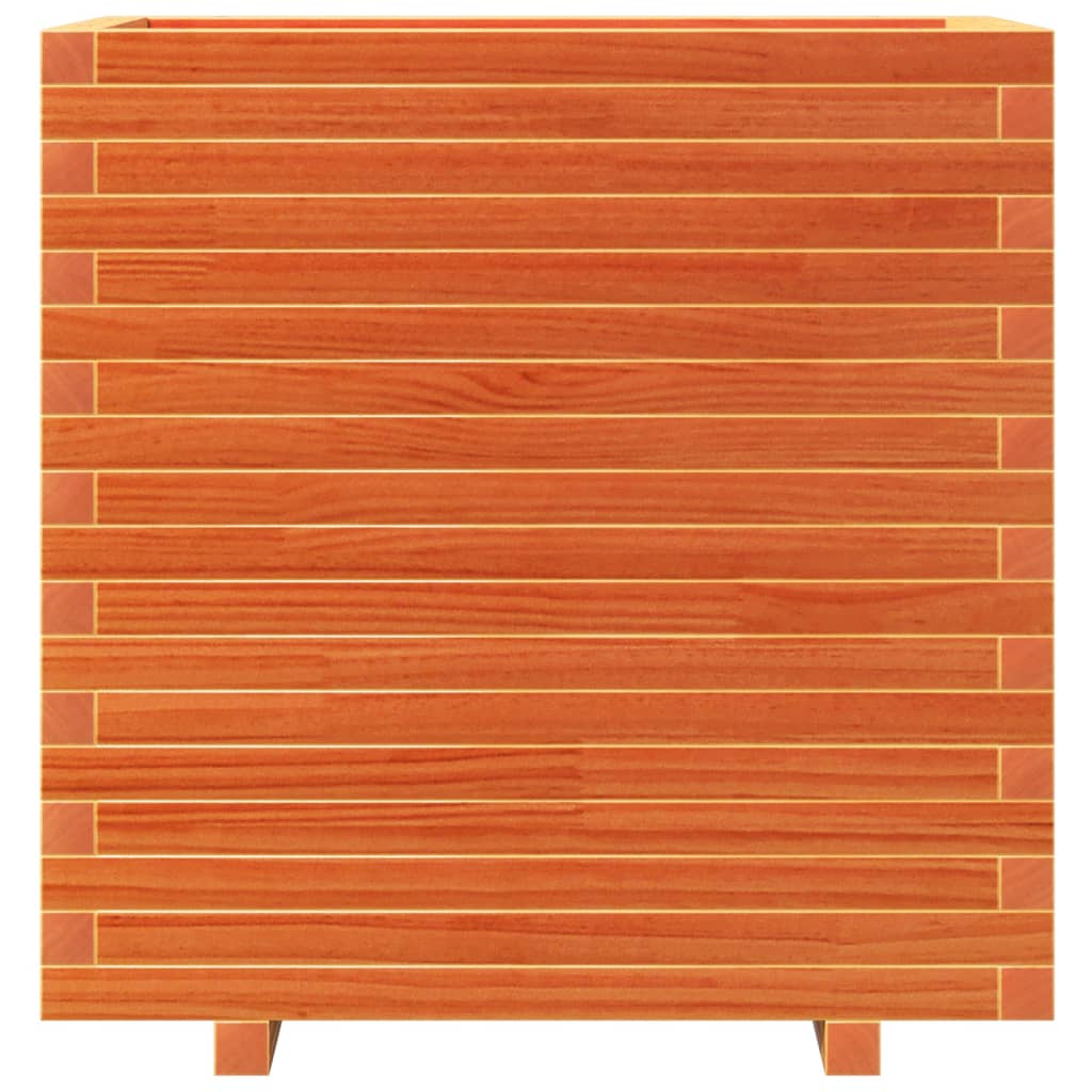 Plantekasse voksbrun 70x40x72,5 cm heltre furu