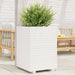 Plantekasse hvit 50x50x72 cm heltre furu