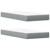 Seng med madrass 200x200 cm heltre furu